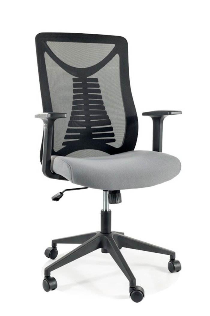 Кресло SIGNAL компьютерное поворотное Q-330 Серый Черный