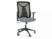 Кресло SIGNAL компьютерное поворотное Q-330R Черный Серый